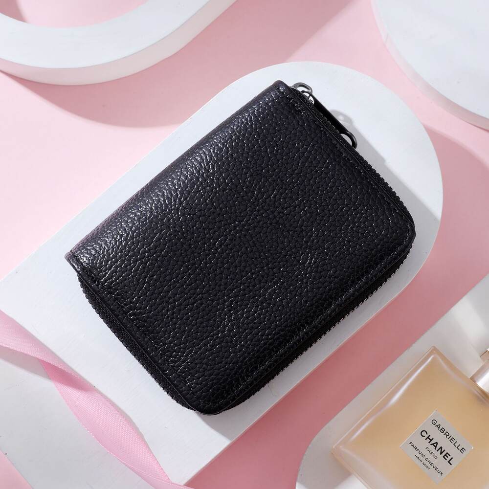 Casual Style None Solid Color Premium Quality Pu Women's Square Wallets & Card Holders