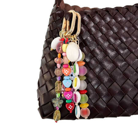 Ethnic Series Natural Devil's Eye Oceanic Style Beads Mixed Color Shell Fish Geometric Shape Glaze Bag Charms 2