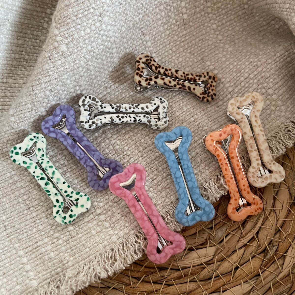 Simple Series Leuke Haarclips Van Acetaat In Gemengde Kleuren Afbeelding4