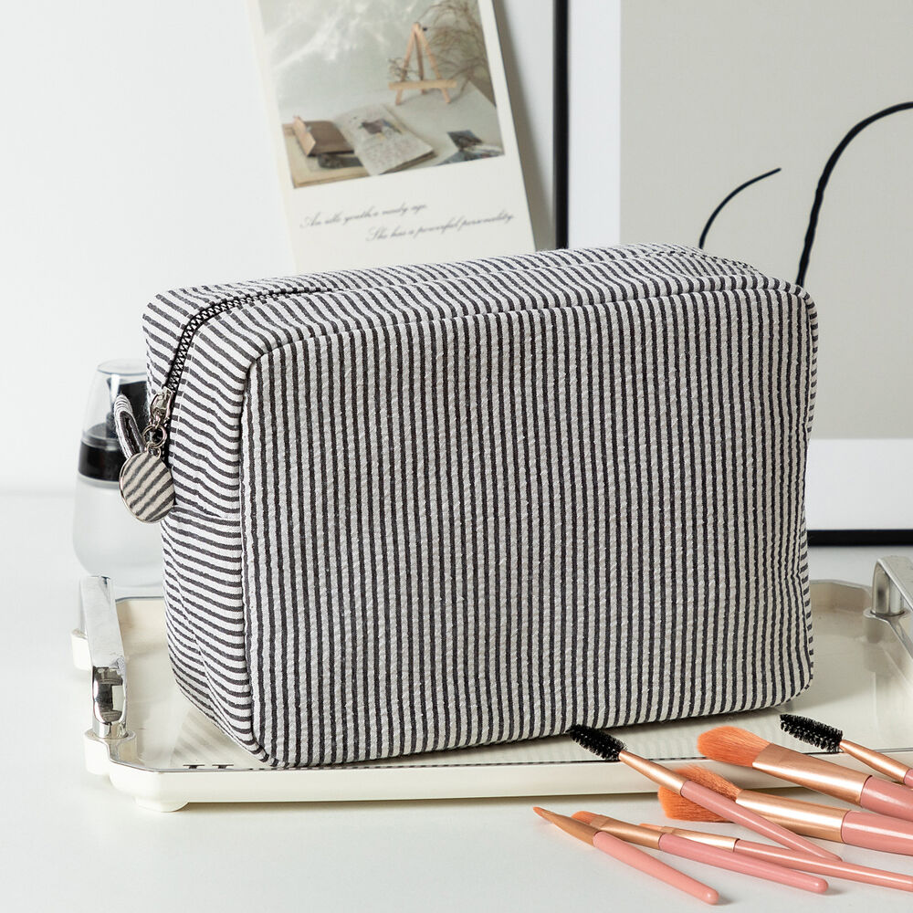 Bolsas De Maquillaje De Poliéster Simple Series Daily Stripe