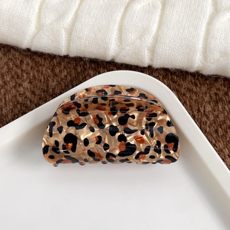 Einfache Serie Retro-Leopardenmuster Acryl-Haarkrallen