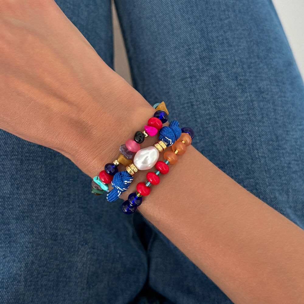 Harzperlen-Seil-Armbandsets Für Damen Bild3