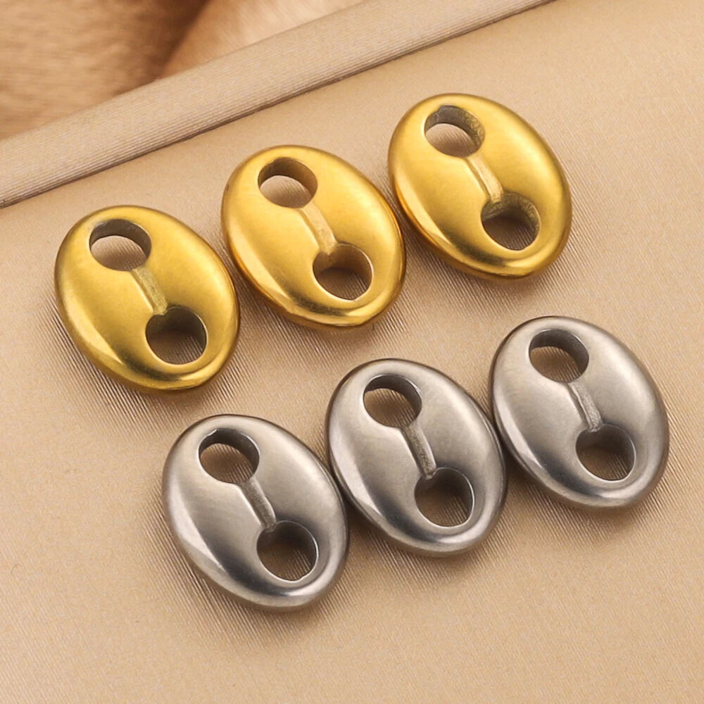 Geometric Shape Stainless Steel Waterproof Beads Picture5