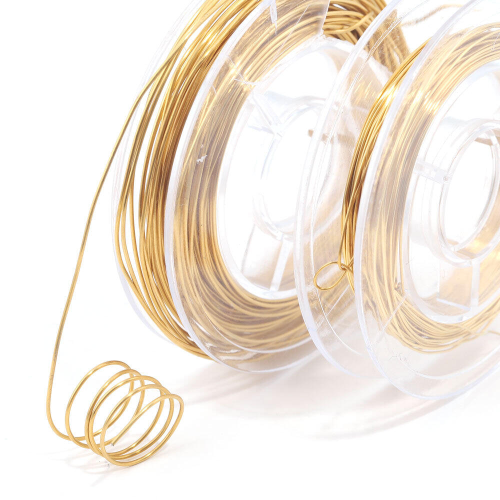 Solid Color Stainless Steel Gold Color Stringing Materials