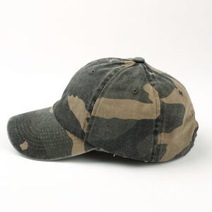 Simple Series Casual Irregular Shape Mixed Color Cotton Baseball Cap h5 Picture3