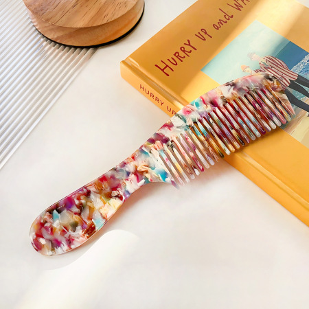 Simple Series Daily Leopard Print Mixed Color Gradient Color Acetic Acid Combs