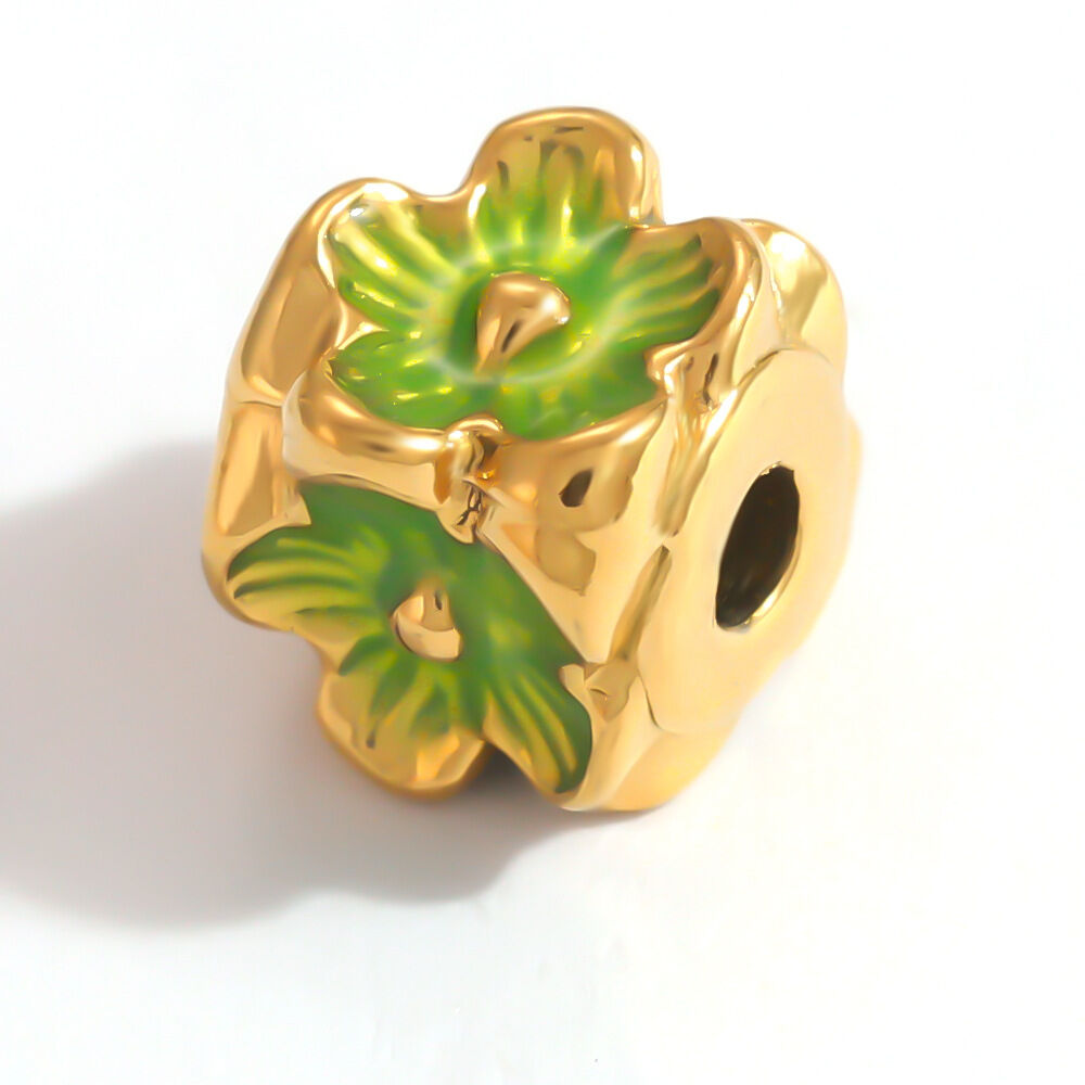 Serie Semplice Fai Da Te, Cuore Distanziatore Di Forma Irregolare In Acciaio Inossidabile Impermeabile Color Oro Immagine2