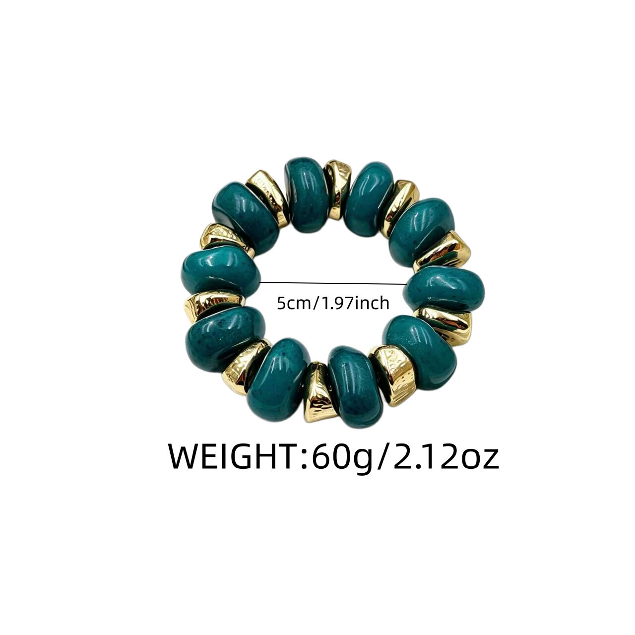 Retro Beads Acrylic Women's Beaded Bracelets Picture3