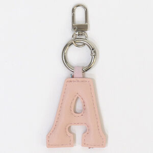 Simple Series Daily Letter Solid Color Premium Quality Pu Keychain h5