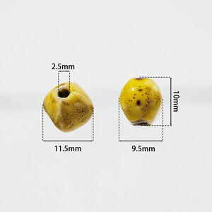 Simple Series Diy Irregular Shape Gradient Color Ceramics Beads h5 Picture5