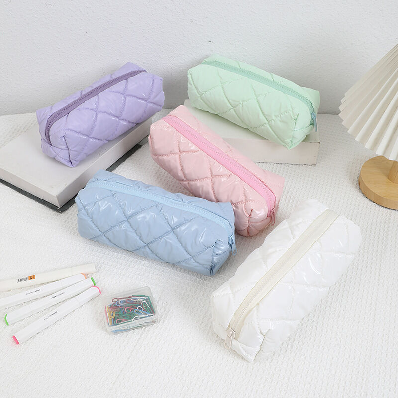 Simple Series Daily Polyester Solid Color Pen Pouches