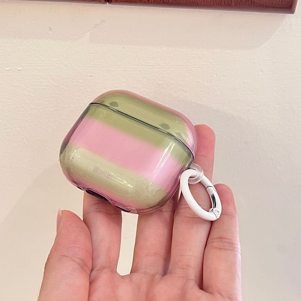 Stripe Mixed Color Gradient Color Unisex Earphone Case h5Picture3