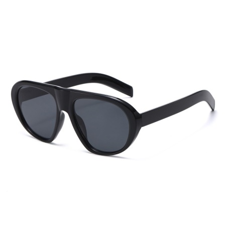 Simple Series Retro Unisex-Sonnenbrille in Unifarben mit Leopardenmuster und Farbverlauf