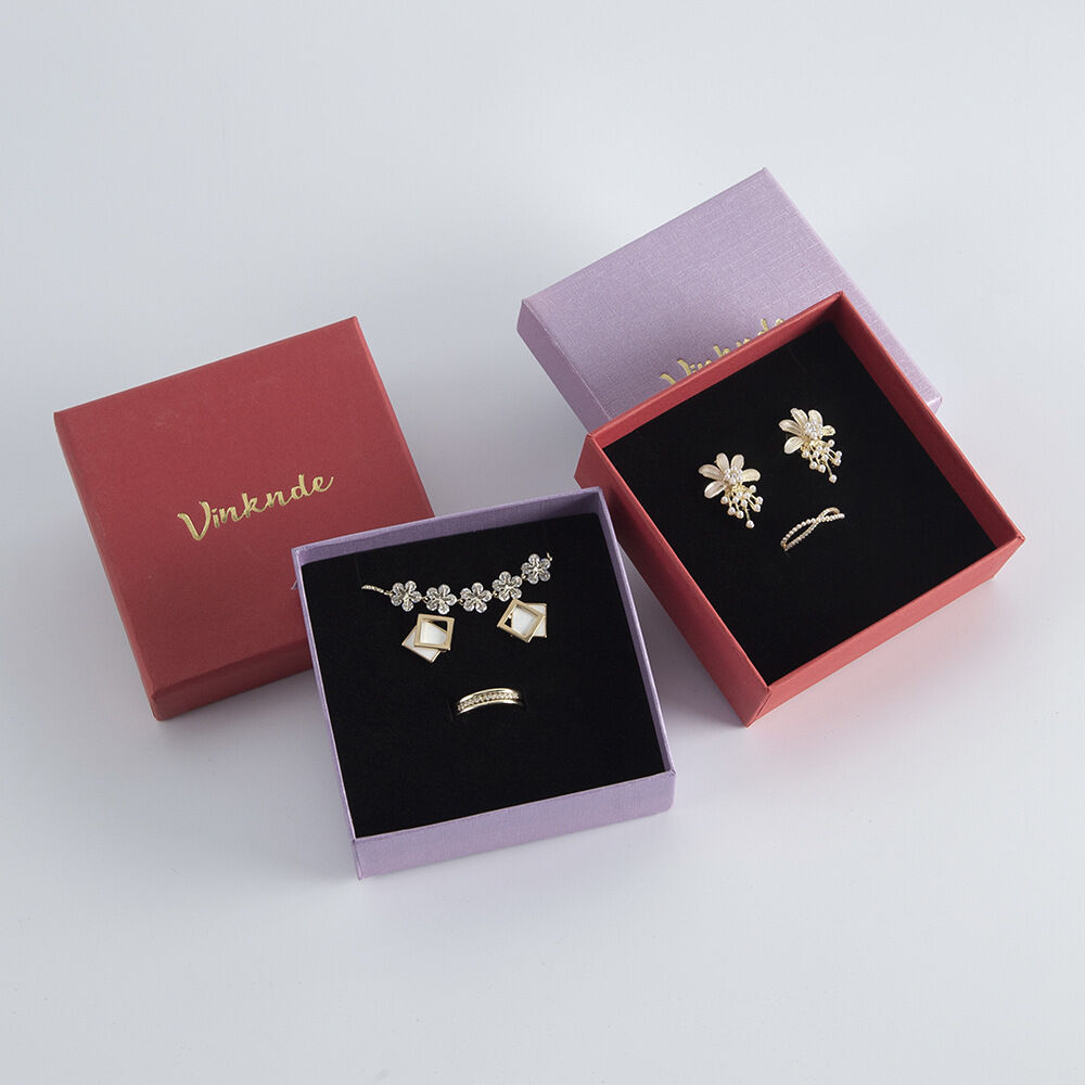 Solid Color Paper Jewelry Boxes h5Picture4