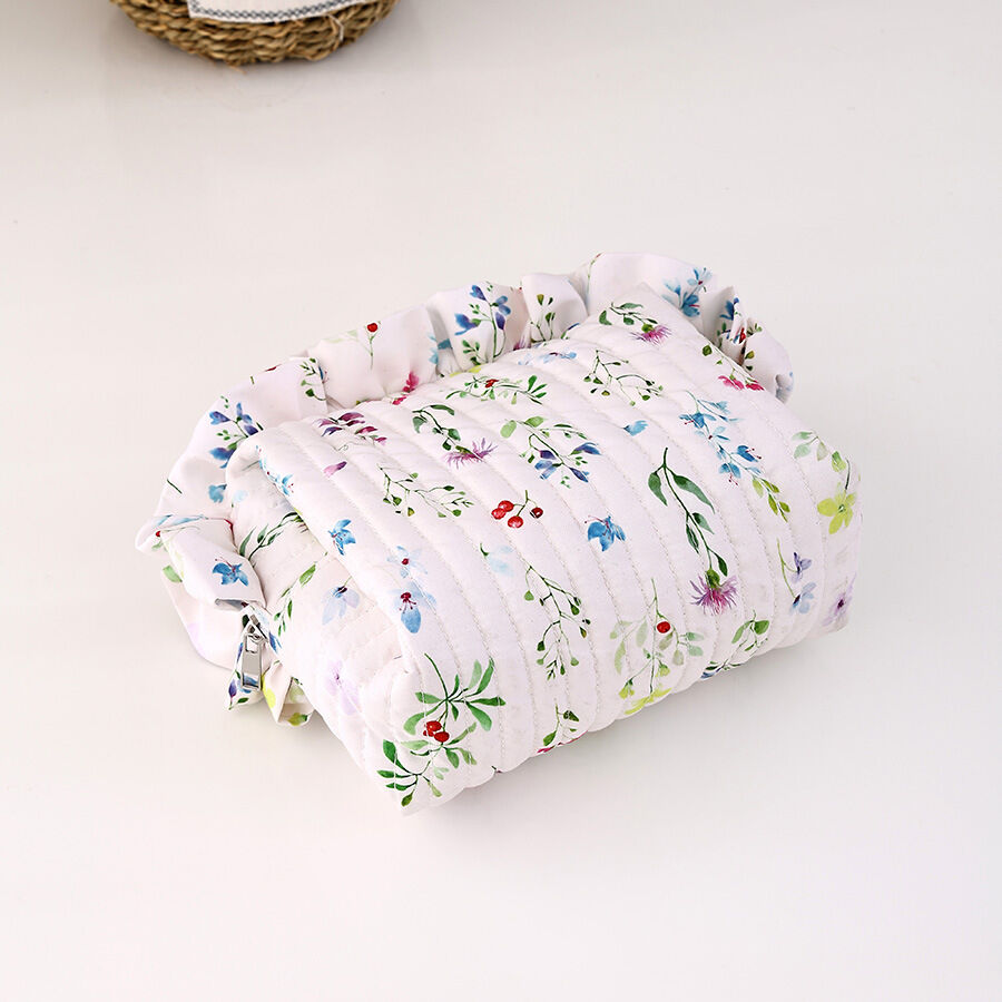 Bolsas De Maquillaje De Algodón Para Mujer De La Serie Simple Daily Flower h5Imagen3