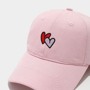 Simple Series Casual Heart Solid Color Cotton Baseball Cap h5 Picture3