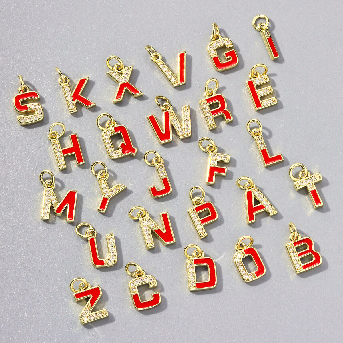 Eenvoudige Serie Doe-Het-Zelf Letterhangers In Koper-Goudkleur Voor Dames h5 Afbeelding4