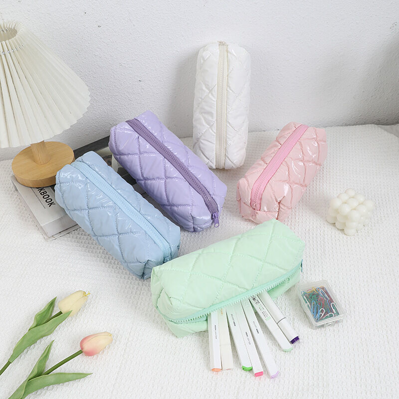 Simple Series Daily Polyester Solid Color Pen Pouches Picture2