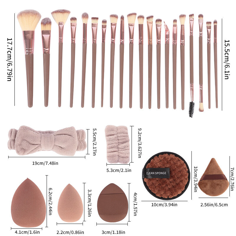 Set Di Pennelli Per Il Trucco Simple Series Daily A Tinta Unita h5 Immagine4