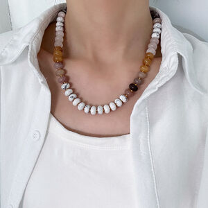 Beads Natural Stones Women's Beaded Necklaces h5 Picture3