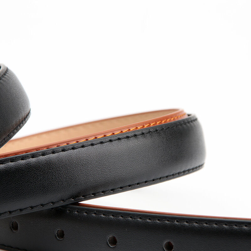 Simple Series Daily Heart Solid Color Pu Leather Belt Picture4