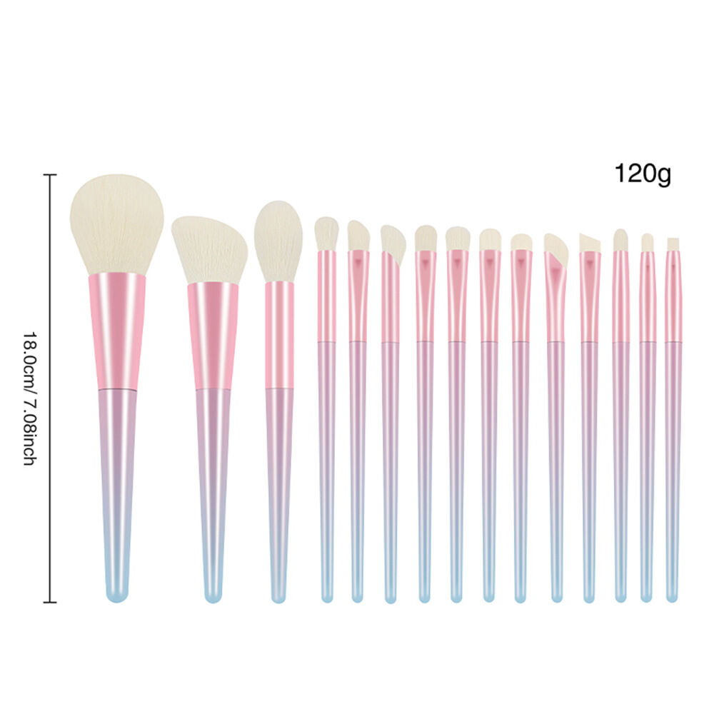 Set Di Pennelli Per Trucco Simple Series Daily Mixed Color Gradient Color 