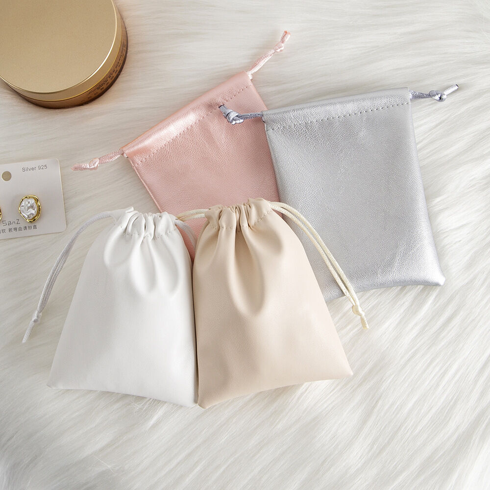 Solid Color Pu Jewelry Bags h5Picture4