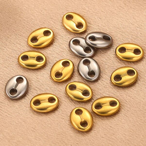 Geometric Shape Stainless Steel Waterproof Beads h5 Picture3