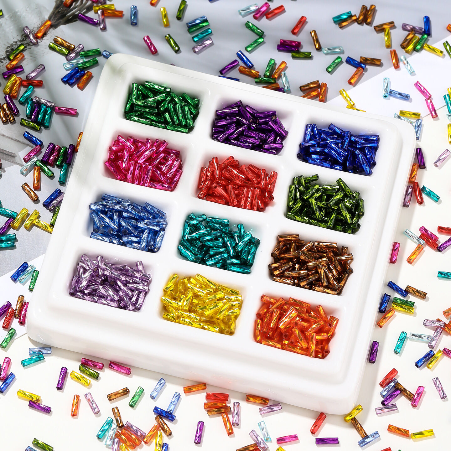 Simple Series Diy Irregular Shape Glass Beads