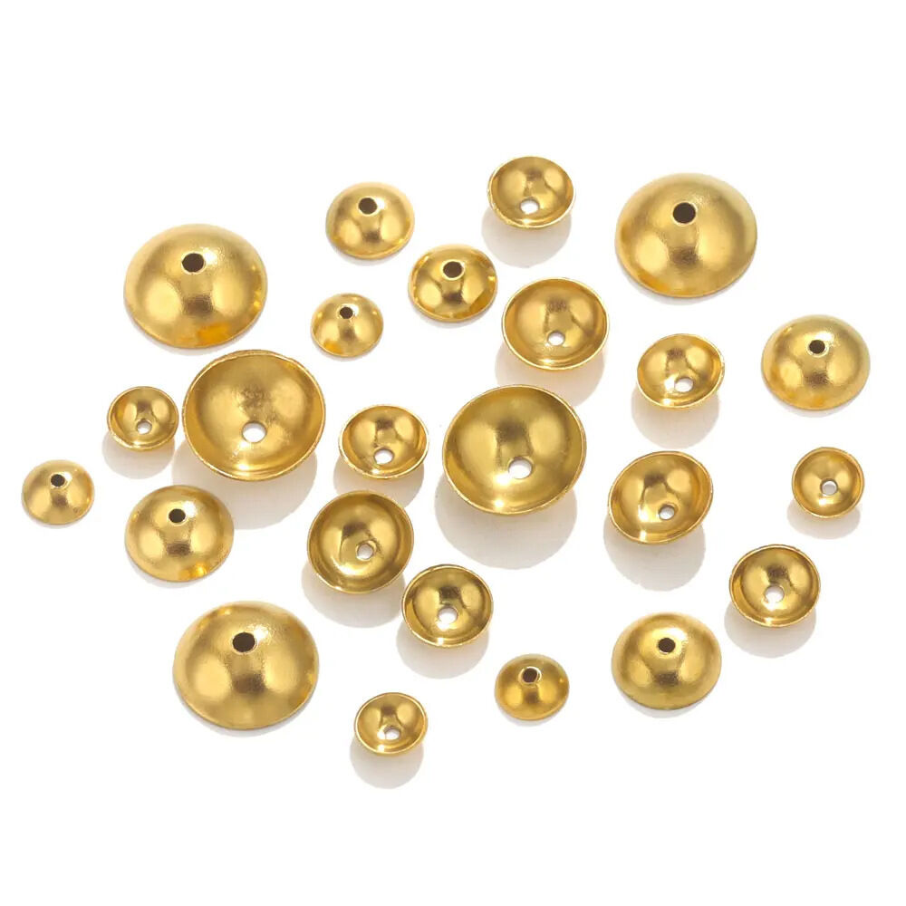 Componentes De Joyería De Acero Inoxidable Impermeables De Color Dorado h5 Imagen3