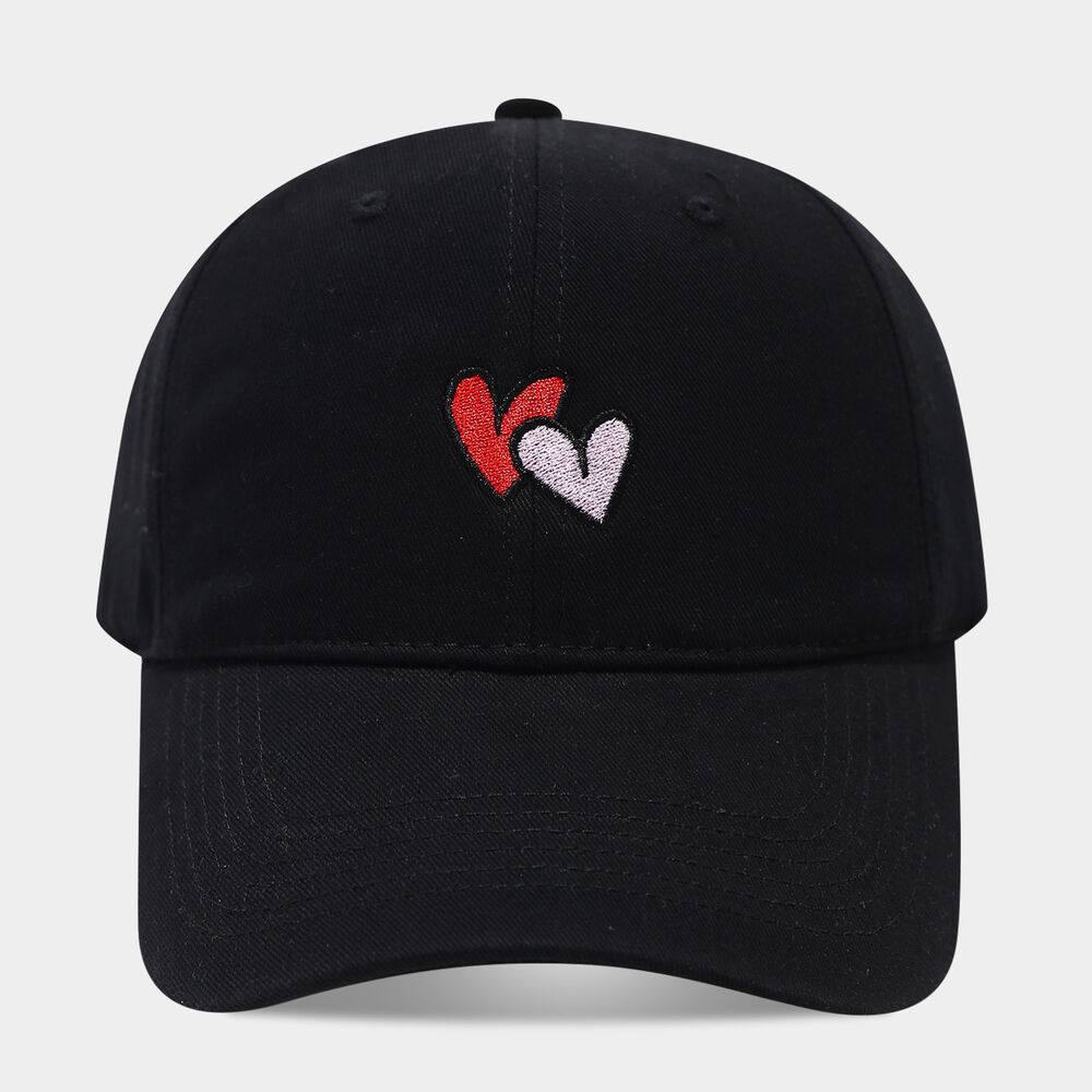 Simple Series Casual Heart Solid Color Cotton Baseball Cap