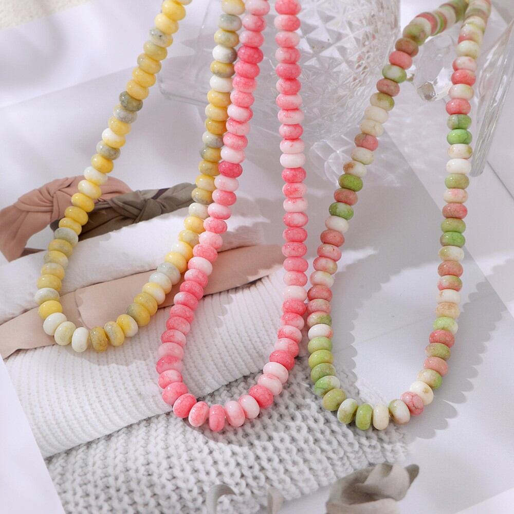Romantic Series Sweet Beads Natural Stones Women's Beaded Necklaces Picture3