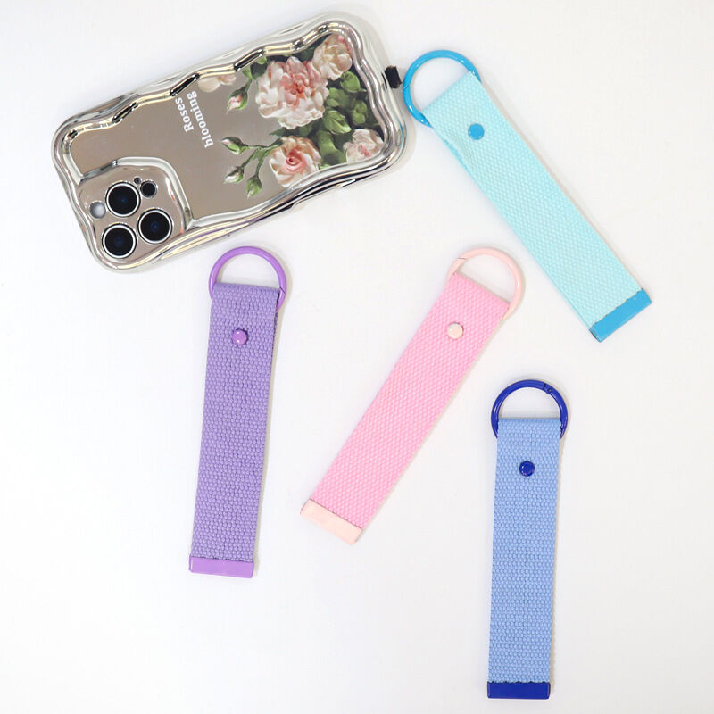 Simple Series Daily Solid Color Woven Cotton Keychain h5Picture3