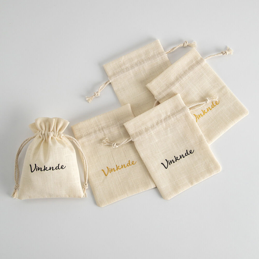 Solid Color Cotton Jewelry Bags