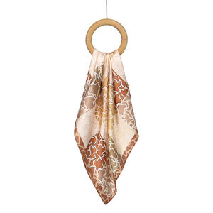 Simple Series Casual Irregular Shape Mixed Color Geometric Shape Imitation Silk Summer Scarves h5 Picture4