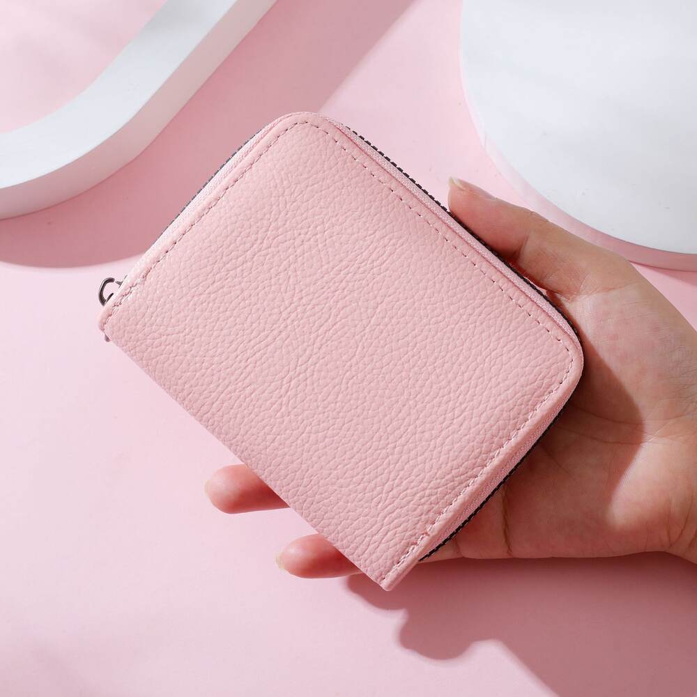 Casual Style None Solid Color Premium Quality Pu Women's Square Wallets & Card Holders h5Picture3