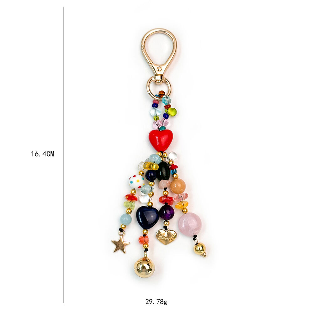 Ethnic Series Casual Heart Oceanic Style Beads Mixed Color Star Fish Resin Bag Charms h5Picture4