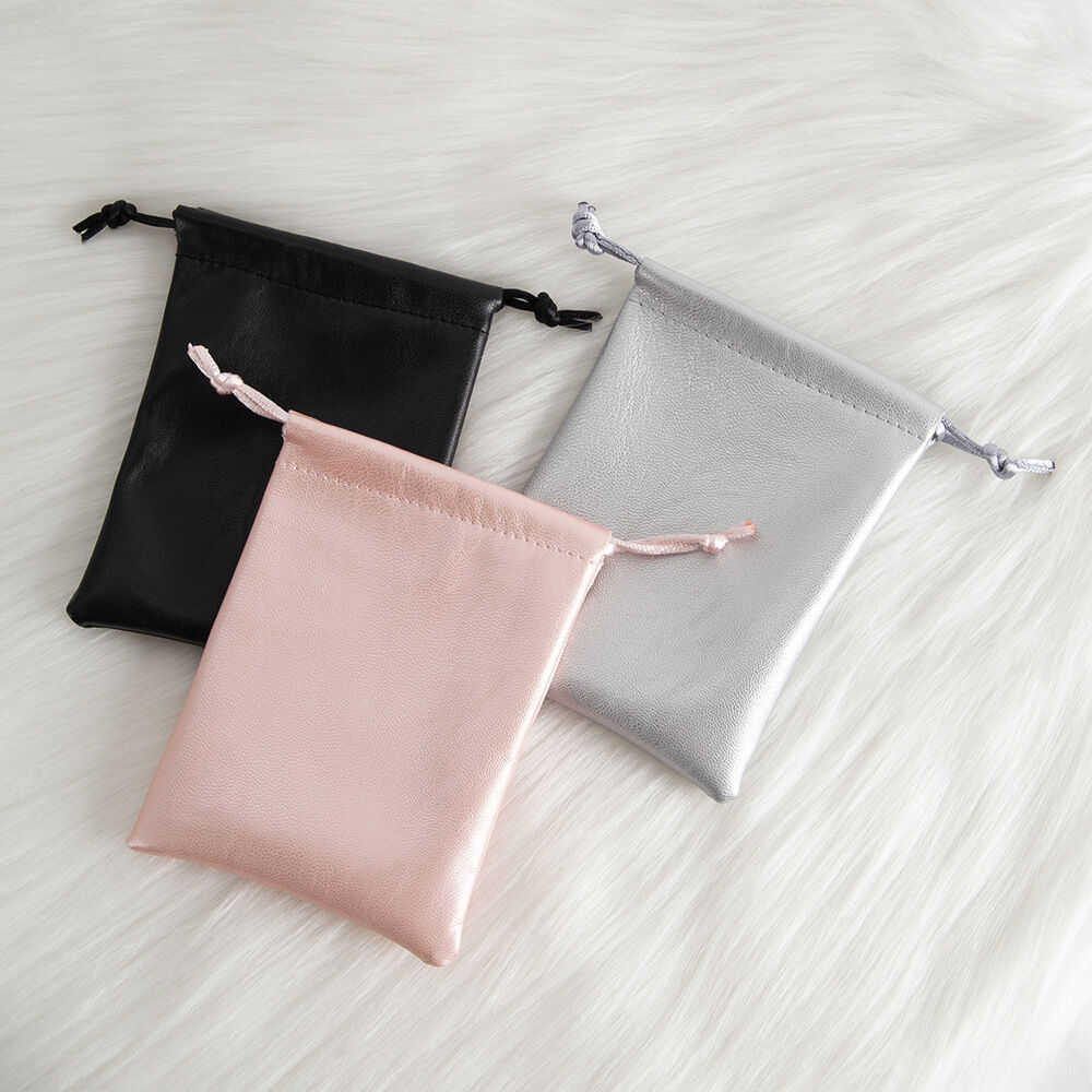 Solid Color Pu Jewelry Bags h5Picture2