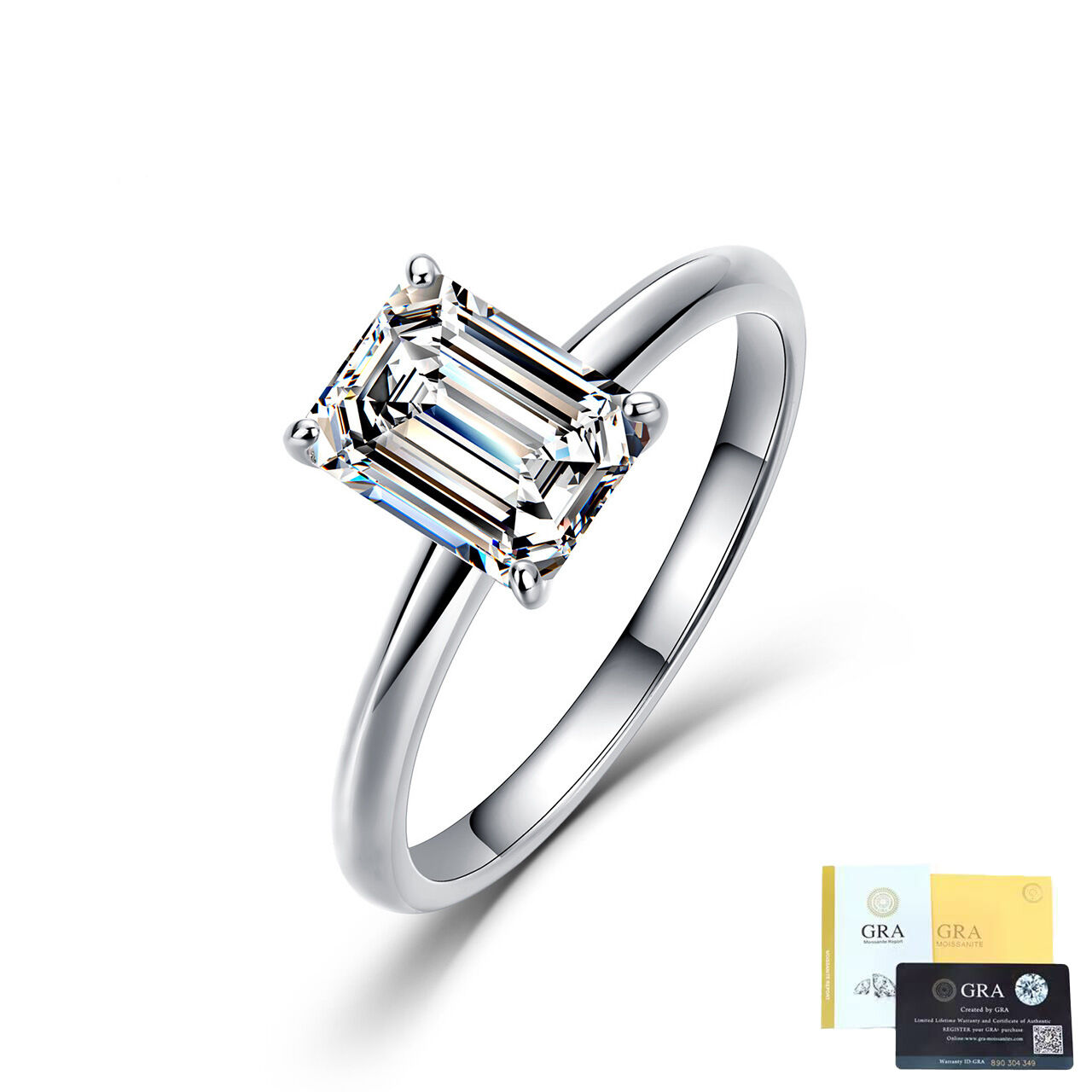Silberfarbe/5/3 Carats Bild2