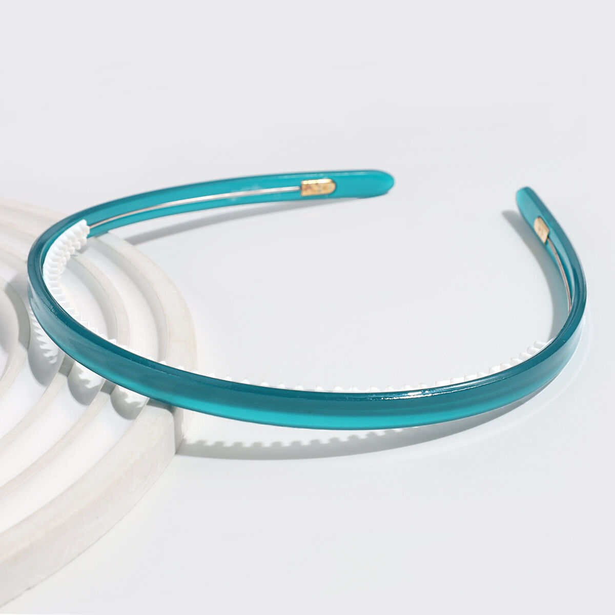 Simple Series Daily Leopard Print Gradient Color Acetate Hair Bands h5