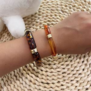 Damesarmbandensets Van Hars Met Luipaardprint In Diverse Kleuren h5 Afbeelding3