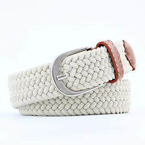 Simple Series Daily Solid Color Stripe Mixed Color Woven Nylon Woven Belt h5