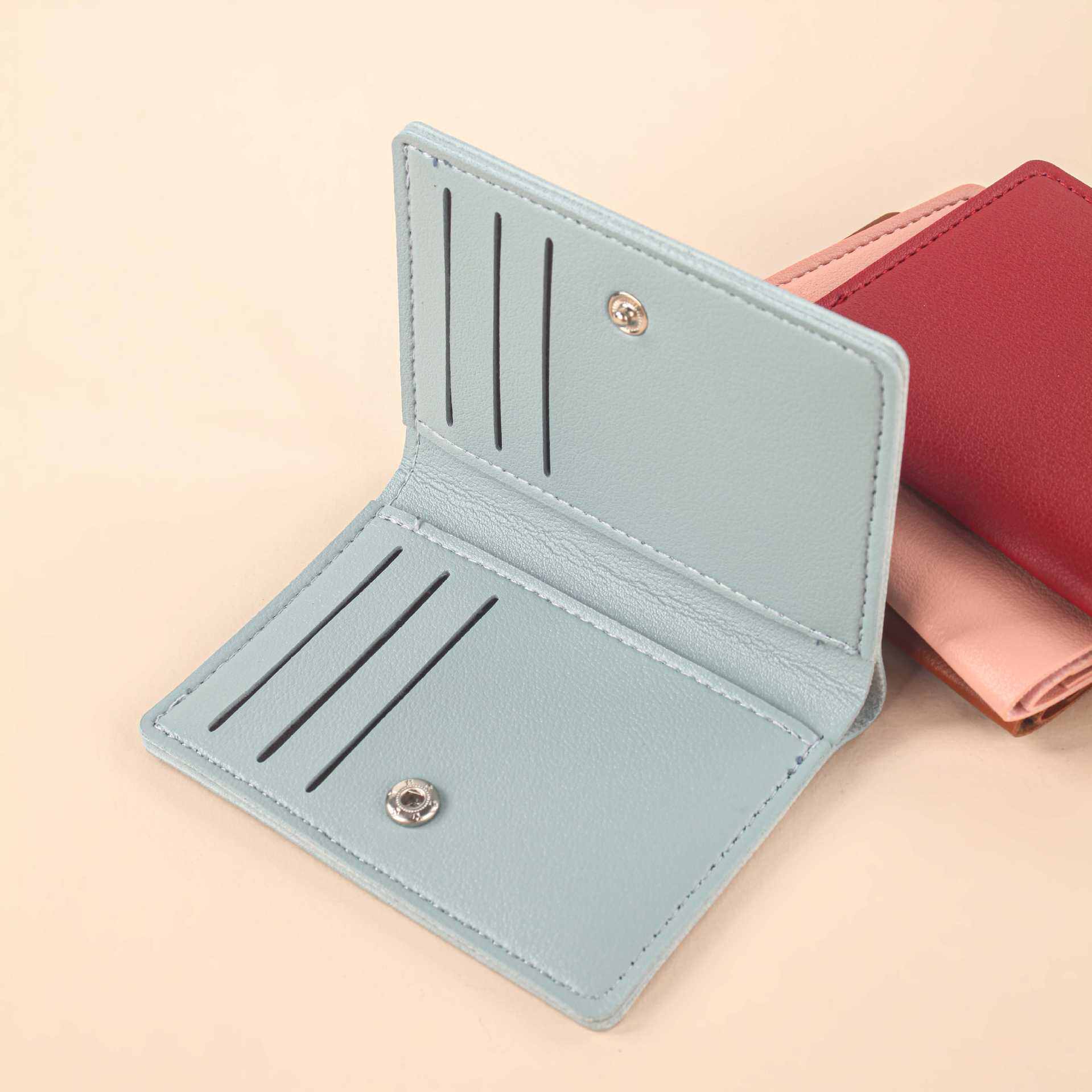 Casual Style None Solid Color Pu Women's Square Bag Wallets & Card Holders h5 Picture2