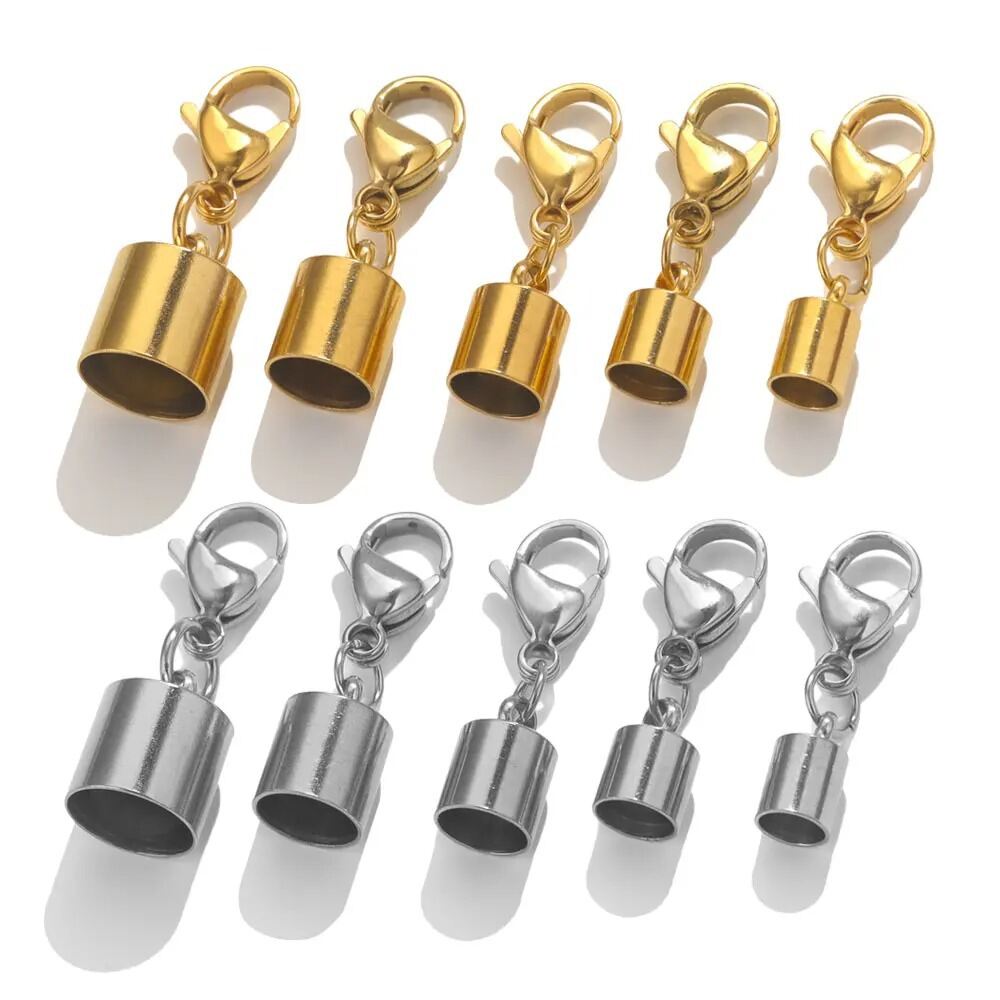 Solid Color Stainless Steel Waterproof Gold Color Jewelry Findings Picture3