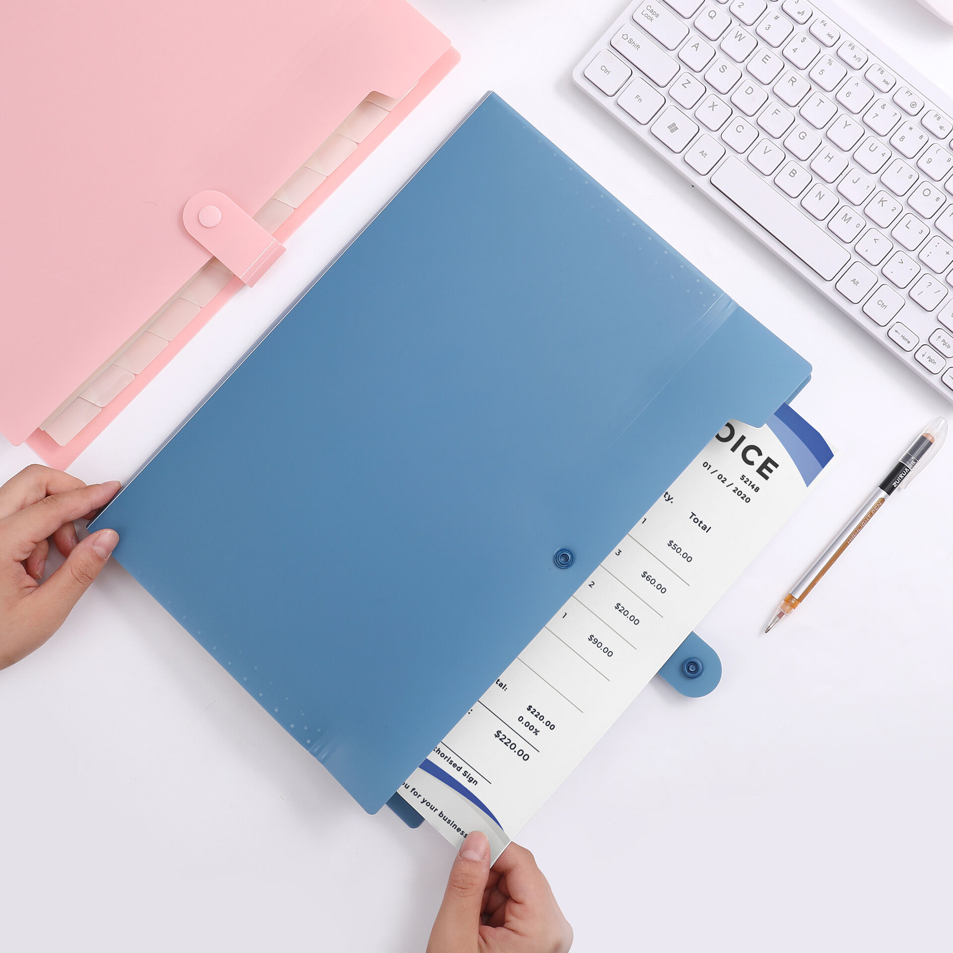 Simple Series Daily Pp Solid Color Folders & Binders 2