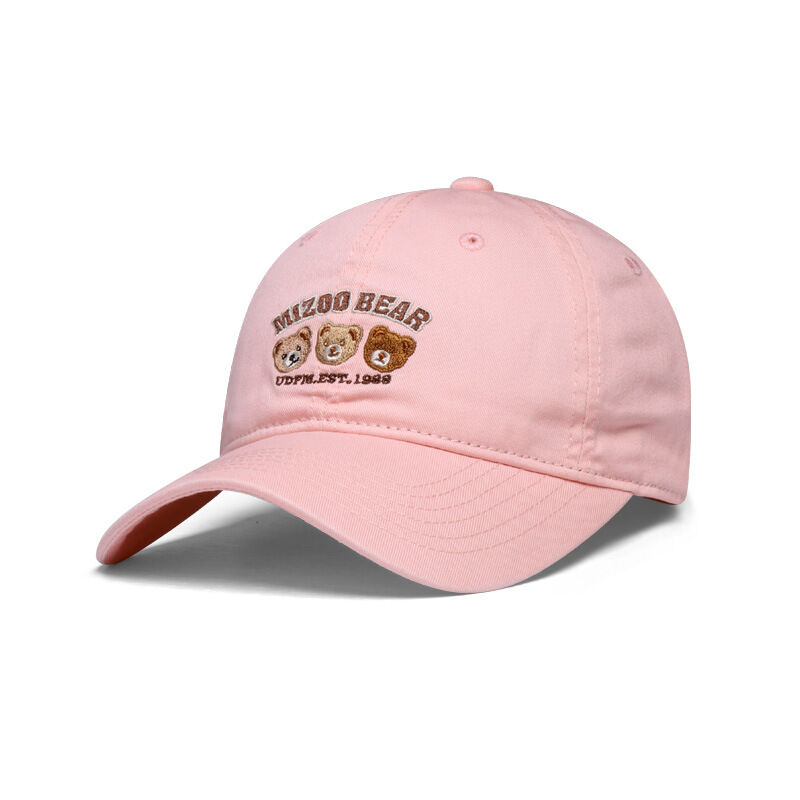 Cute Embroidery Bear Baseball Cap