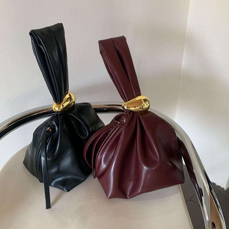 Bolsos De Mano Tipo Cubo Para Mujer De Pu De Alta Calidad, Con Herrajes Metálicos Y Diseño Elegante Parisino. Imagen4