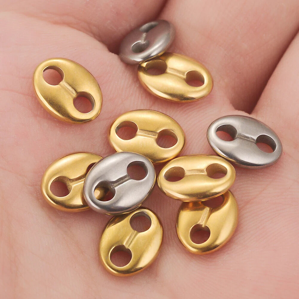 Geometric Shape Stainless Steel Waterproof Beads Picture4