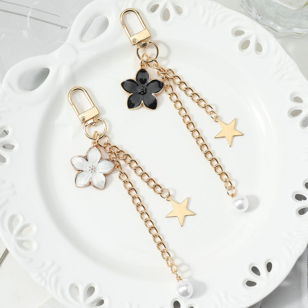 Simple Series Daily Flower Star Chain Alloy Bag Charms h5Picture4