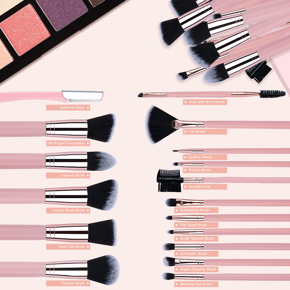 Set Di Pennelli Per Il Trucco Simple Series Daily A Tinta Unita Immagine4
